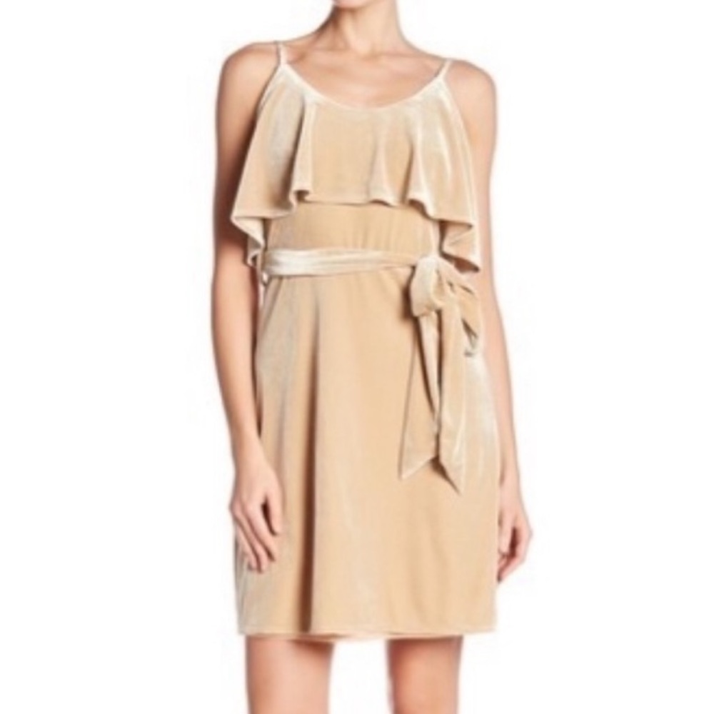 ELLIATT Thrill Strappy Velvet Dress